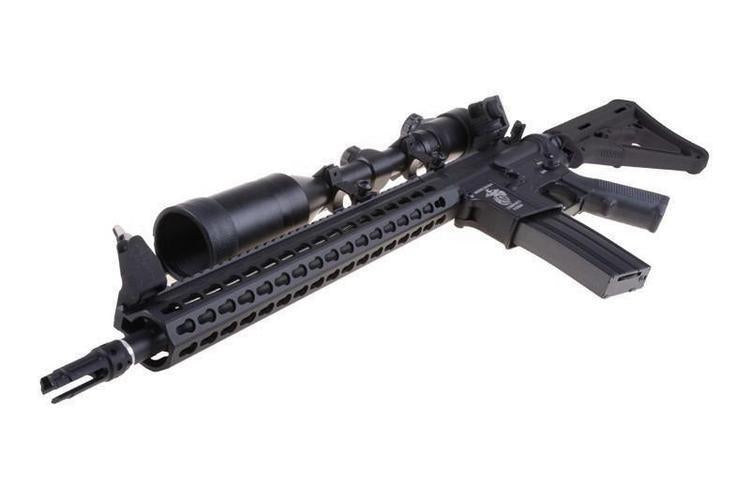 M4 KeyMod 12",SAEC™, Metal Frame (SA-B14) - Black