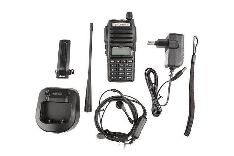 Manual Dual Band UV-82 Walkie Talkie - (VHF/UHF)