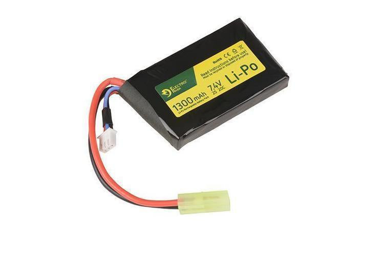 PEQ-yhteensopiva LiPo-akku 7.4V 1300mAh 20/40C – miniliitin