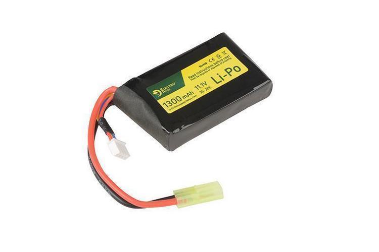 River™ LiPo battery 11.1V 1300mAh 20/40C- mini connector AN/PEQ model