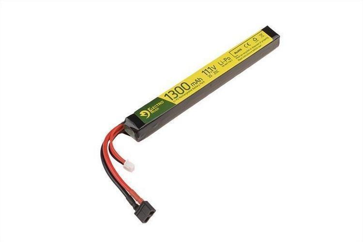 River LiPo battery 11.1V 1300mAh 25/50C T-connector (DEANS)