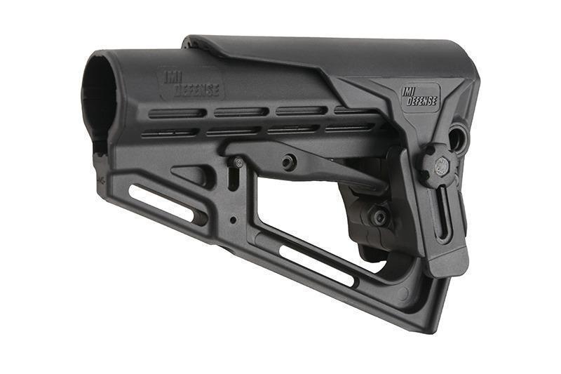 TS-1 taktinen vetoperä poskipakalla - musta