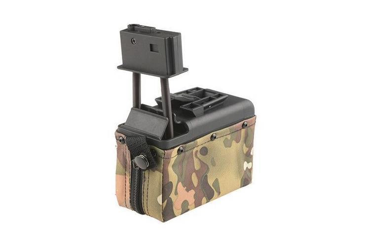 M249 box magazine, 1500 rounds - Multicam