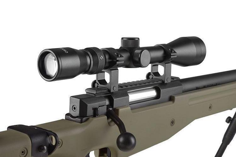 MB08D sniper rifle with scope and forelegs - olive