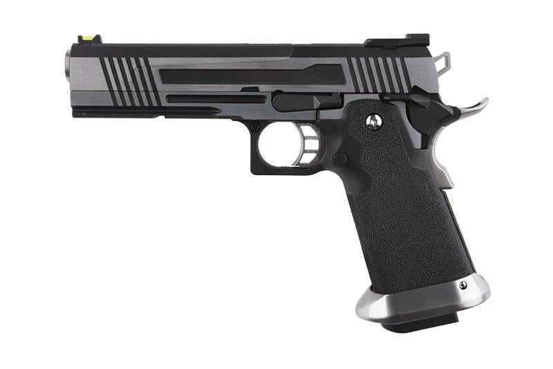 HX1001 GBB pistol, split slide, full metal - black/gray