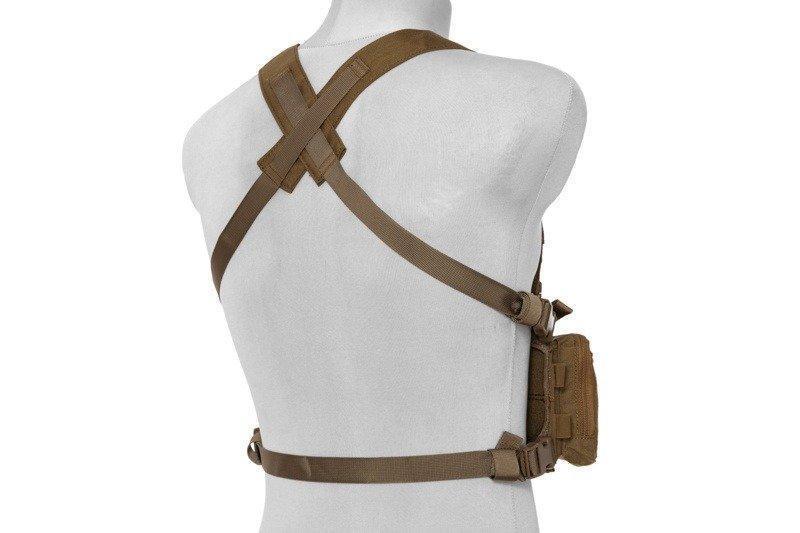 Light fast chest rig, taisteluliivi - tan