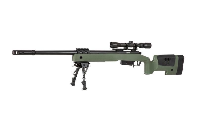 SA-S03 CORE™ sniper rifle with scope and forelegs - olive