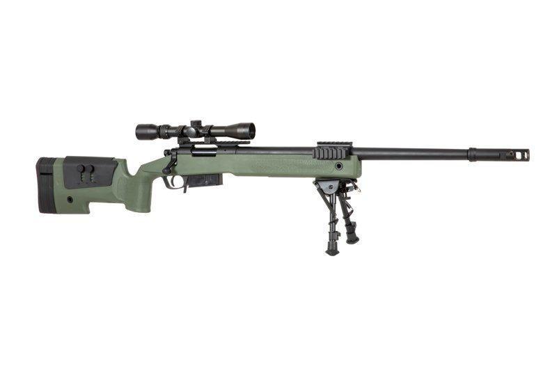 SA-S03 CORE™ sniper rifle with scope and forelegs - olive