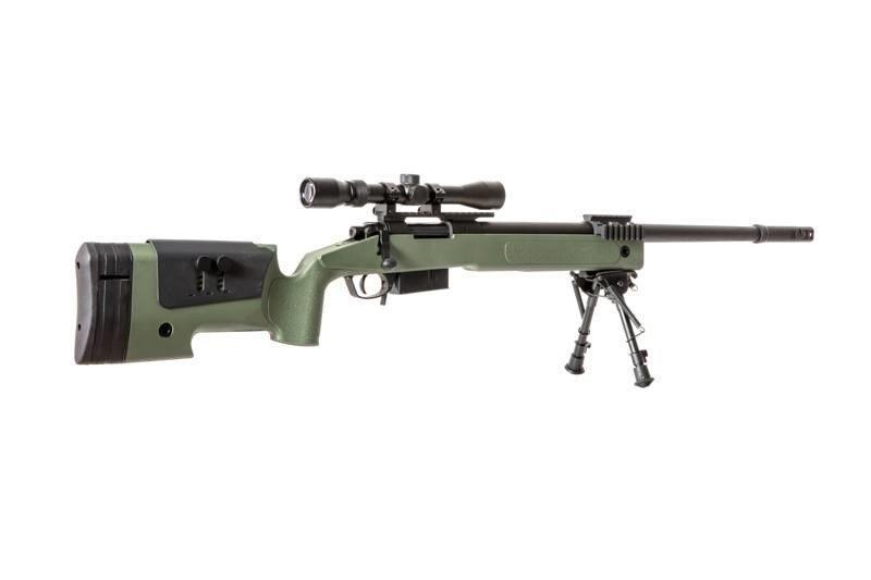 SA-S03 CORE™ sniper rifle with scope and forelegs - olive
