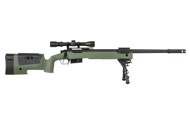 SA-S03 CORE™ sniper rifle with scope and forelegs - olive