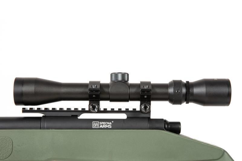 SA-S03 CORE™ sniper rifle with scope and forelegs - olive