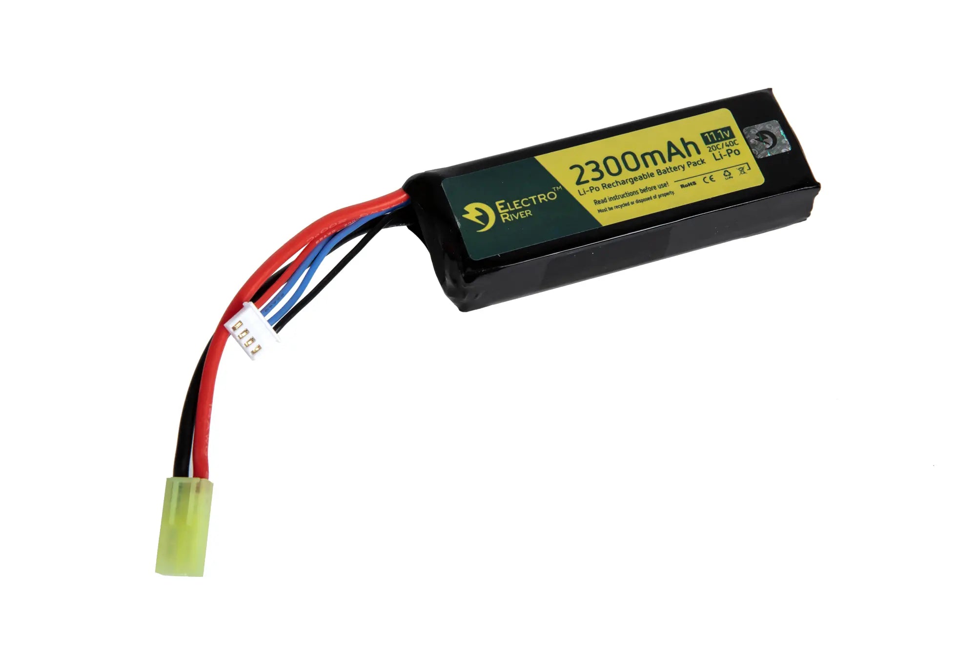 River LiPo battery 11.1V 2300mAh 20/40C - mini connector