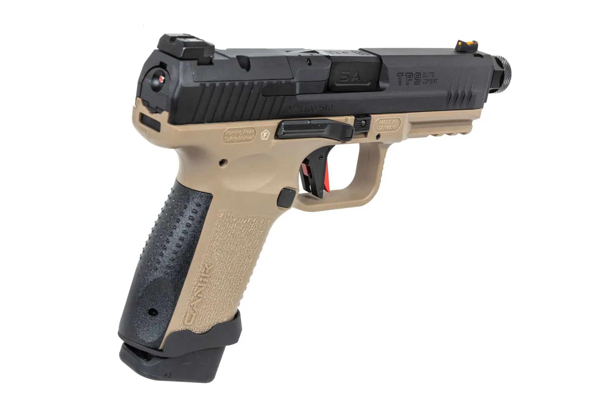 X SAI Canik TP9 Elite Combat Gas Pistol - Half-Tan