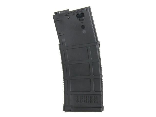 M4/M16 variable-cap magazine, 30/130 rounds - black
