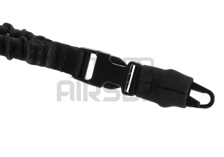 SPBS 1-pistehihna, joustava - musta