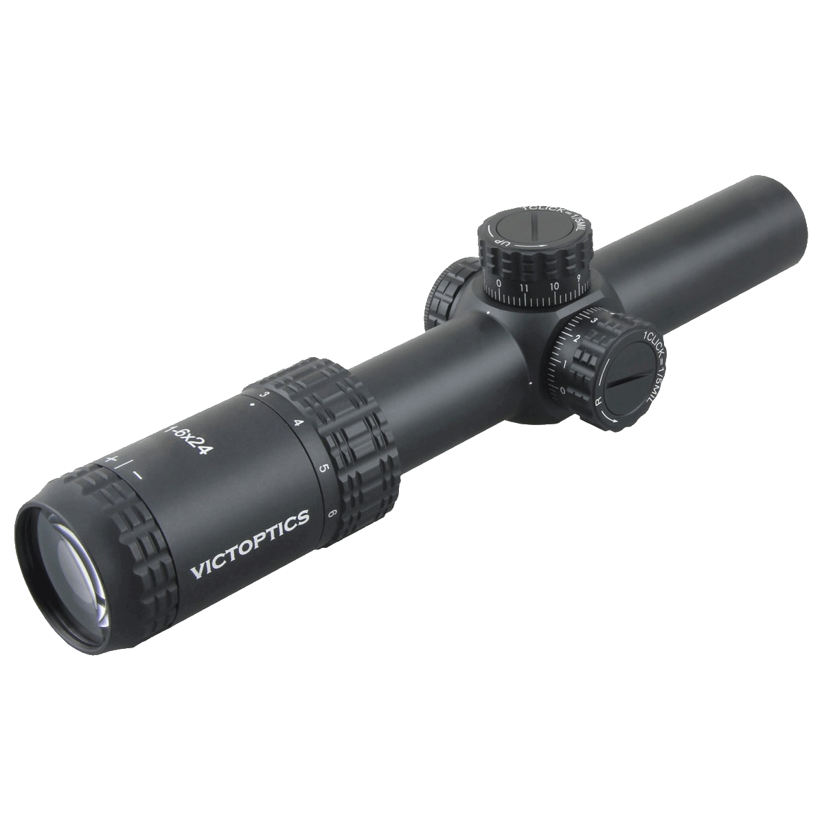 S6 1-6x24 LPVO short-dot riflescope - black