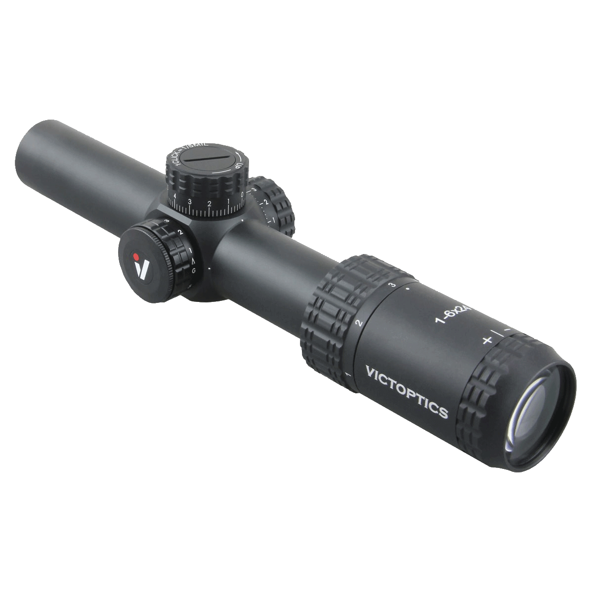 S6 1-6x24 LPVO short-dot riflescope - black