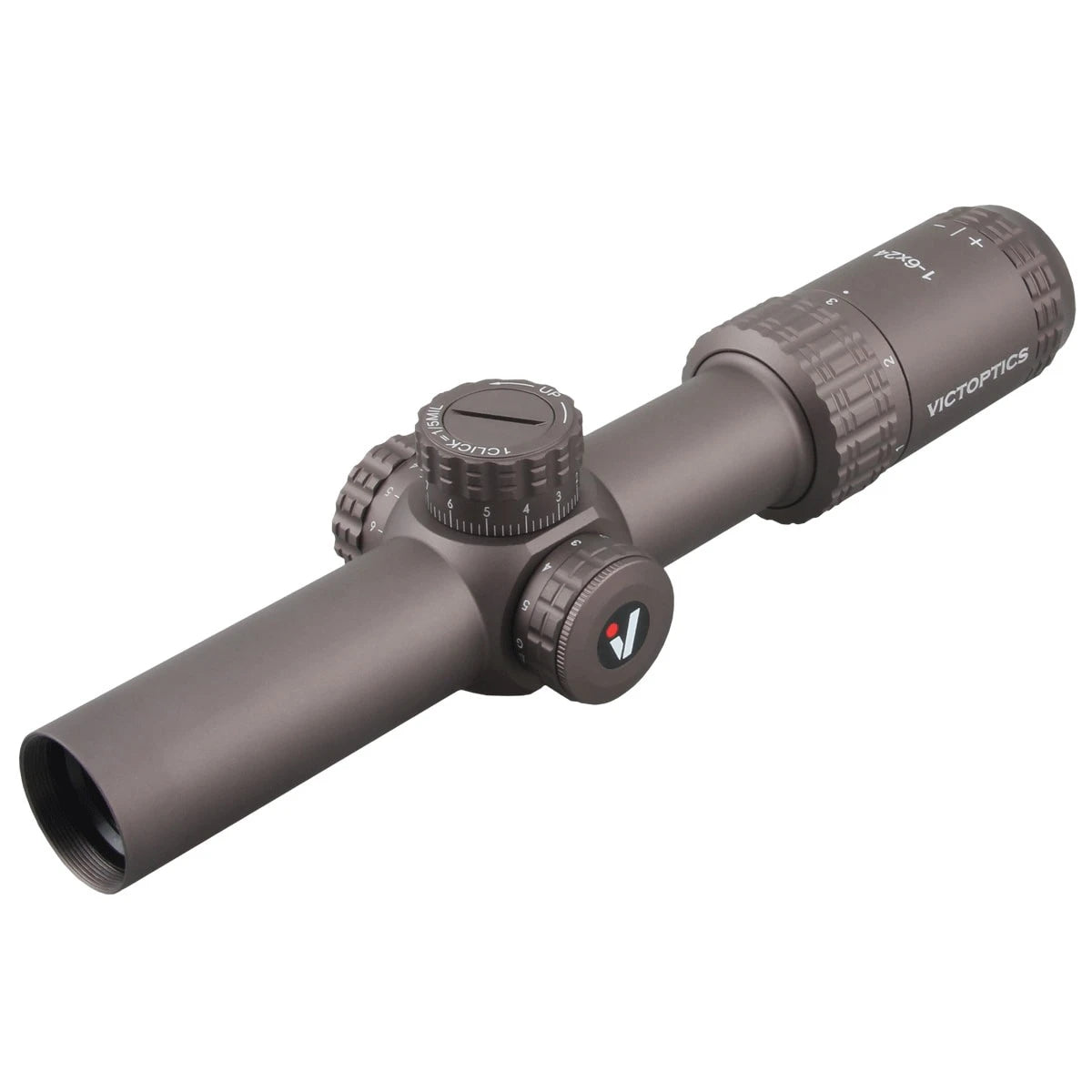 S6 1-6x24 LPVO short-dot riflescope - Chaos Bronze