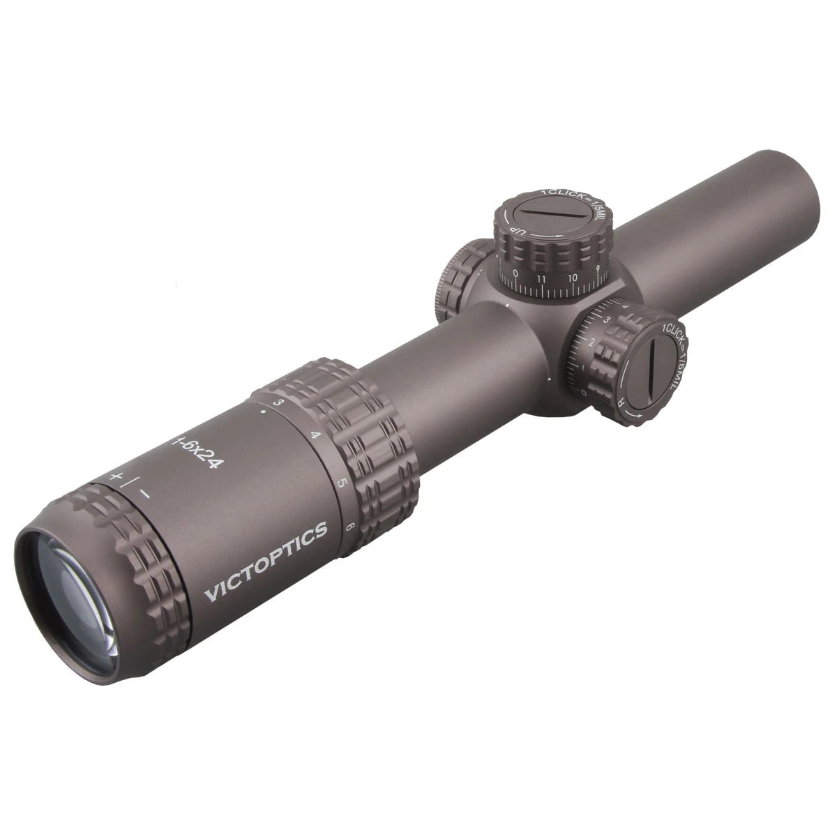 S6 1-6x24 LPVO short-dot riflescope - Chaos Bronze