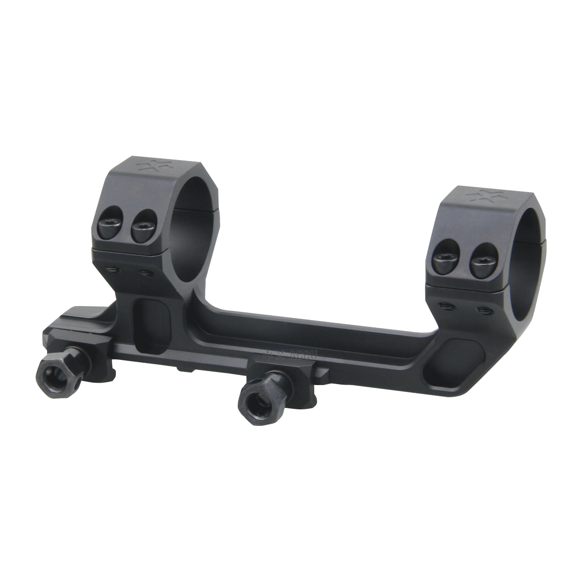 X-ACCU 30mm 20MOA Sight Rings, 1-piece - black