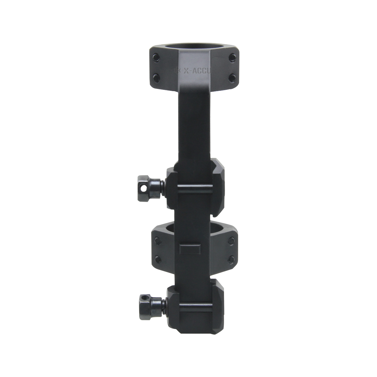 X-ACCU 30mm 20MOA Sight Rings, 1-piece - black