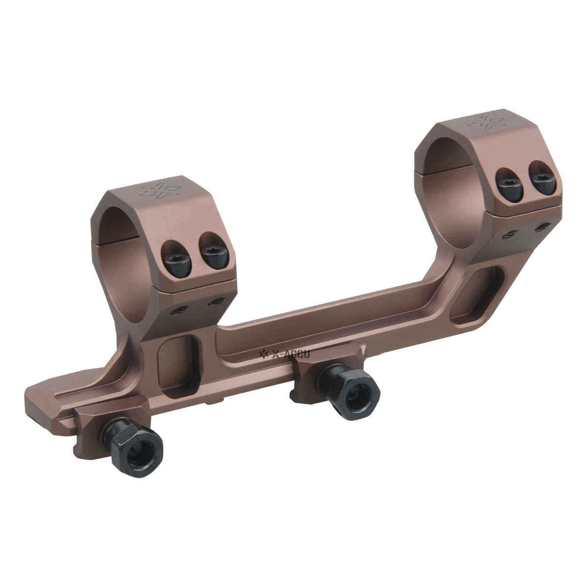 X-ACCU 30mm 20MOA Sight Rings, 1-piece - Chaos Bronze
