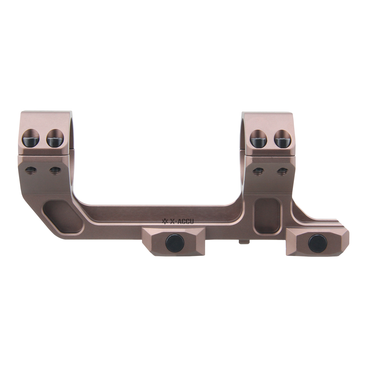 X-ACCU 30mm 20MOA Sight Rings, 1-piece - Chaos Bronze