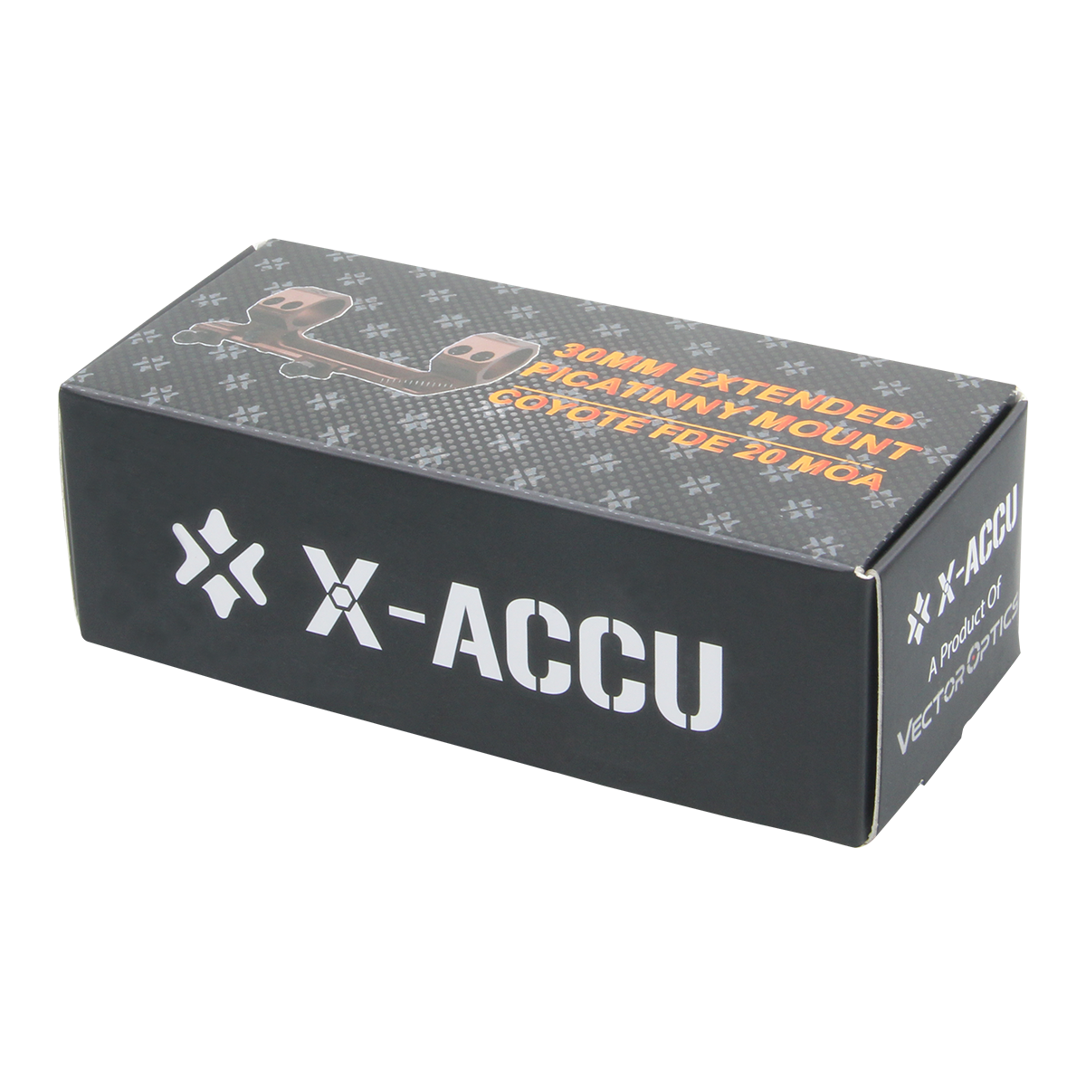 X-ACCU 30mm 20MOA Sight Rings, 1-piece - Chaos Bronze