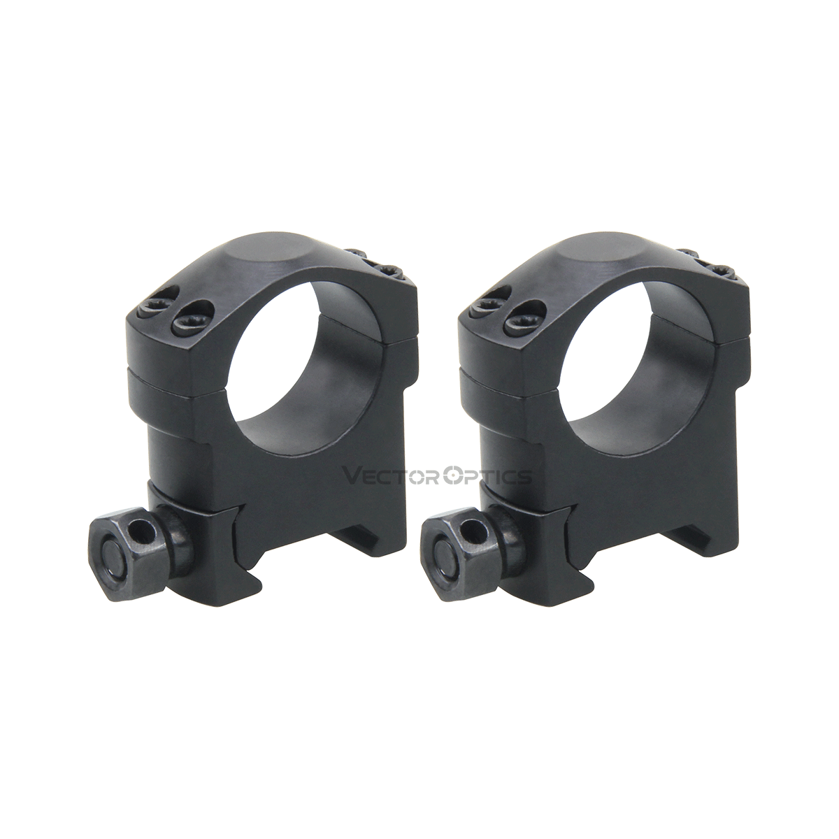 25.4 mm 1" Medium Height Rifle Scope Rings