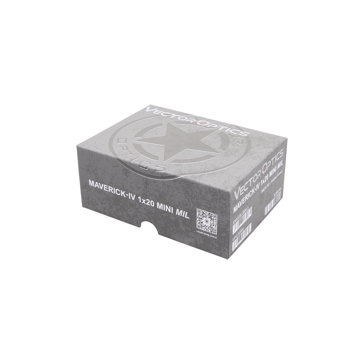 Optics Maverick-IV 1x20 Mini MIL, red dot sight + rubber protector