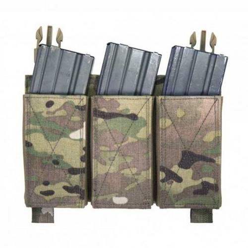 Assault System Elastic Detachable Front Panel, 3 Magazine Pockets - Multicam