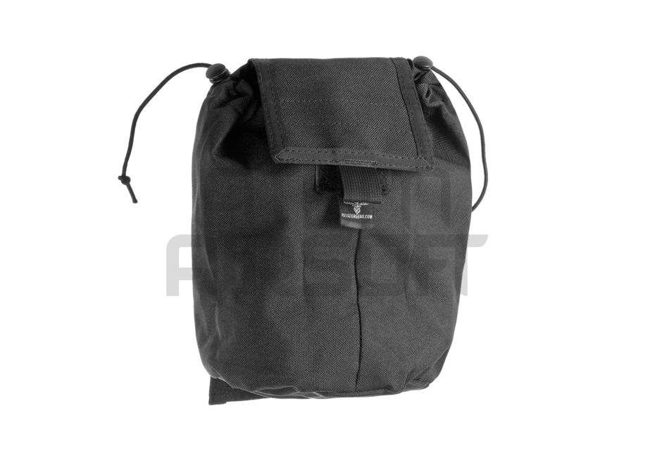 Foldable dump bag - black