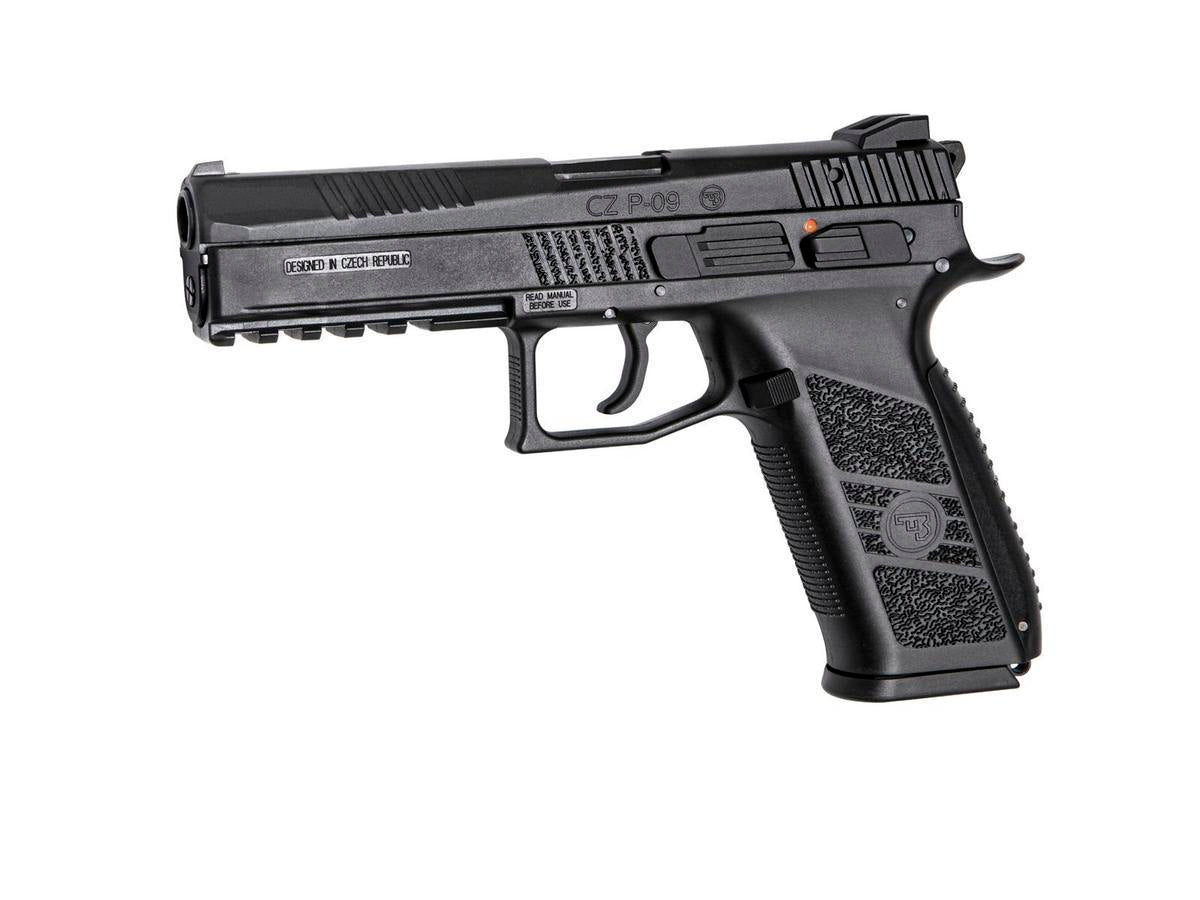 CZ P-09 GBB gas pistol + case (metal slide) - black