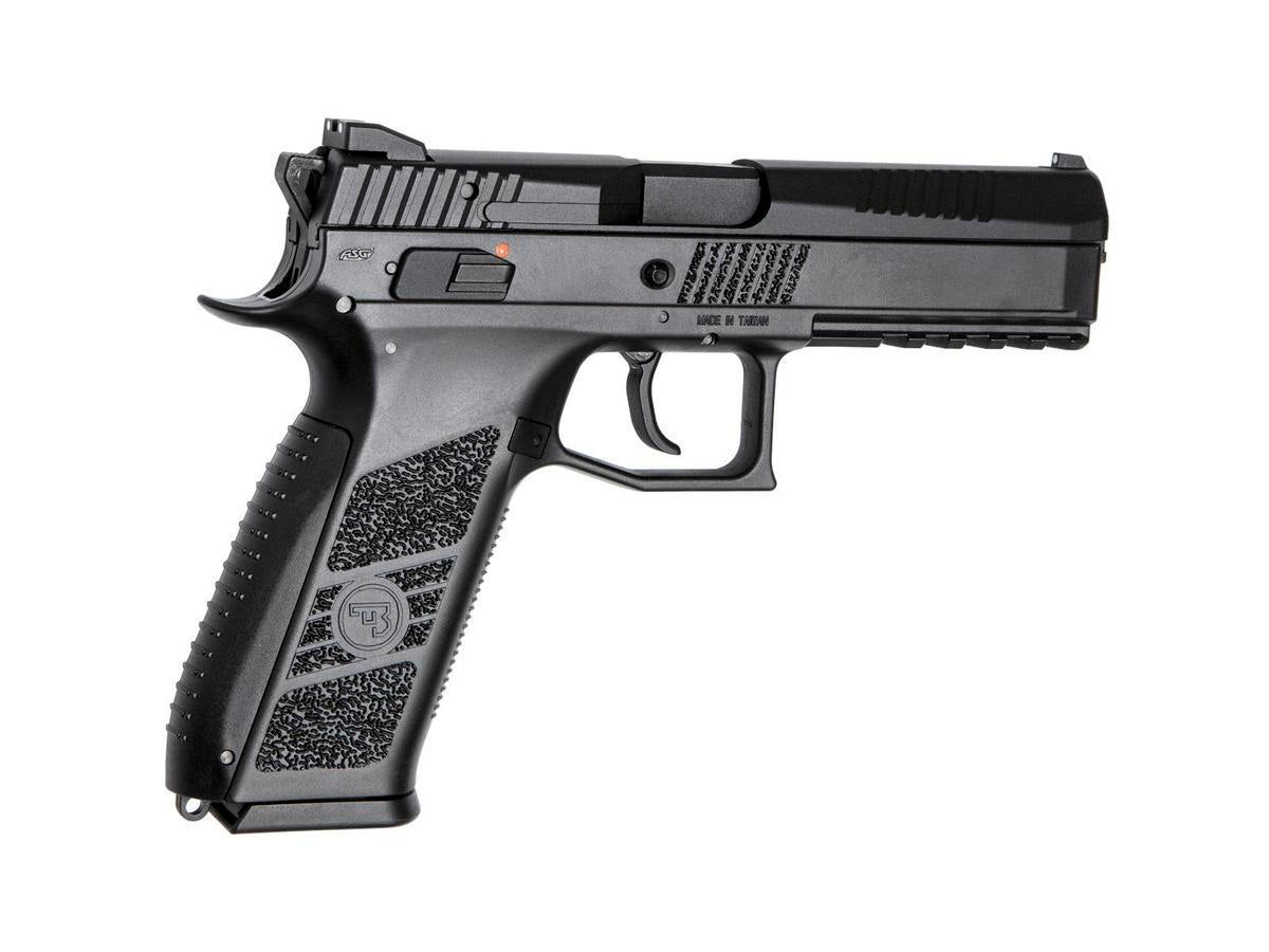 CZ P-09 GBB gas pistol + case (metal slide) - black