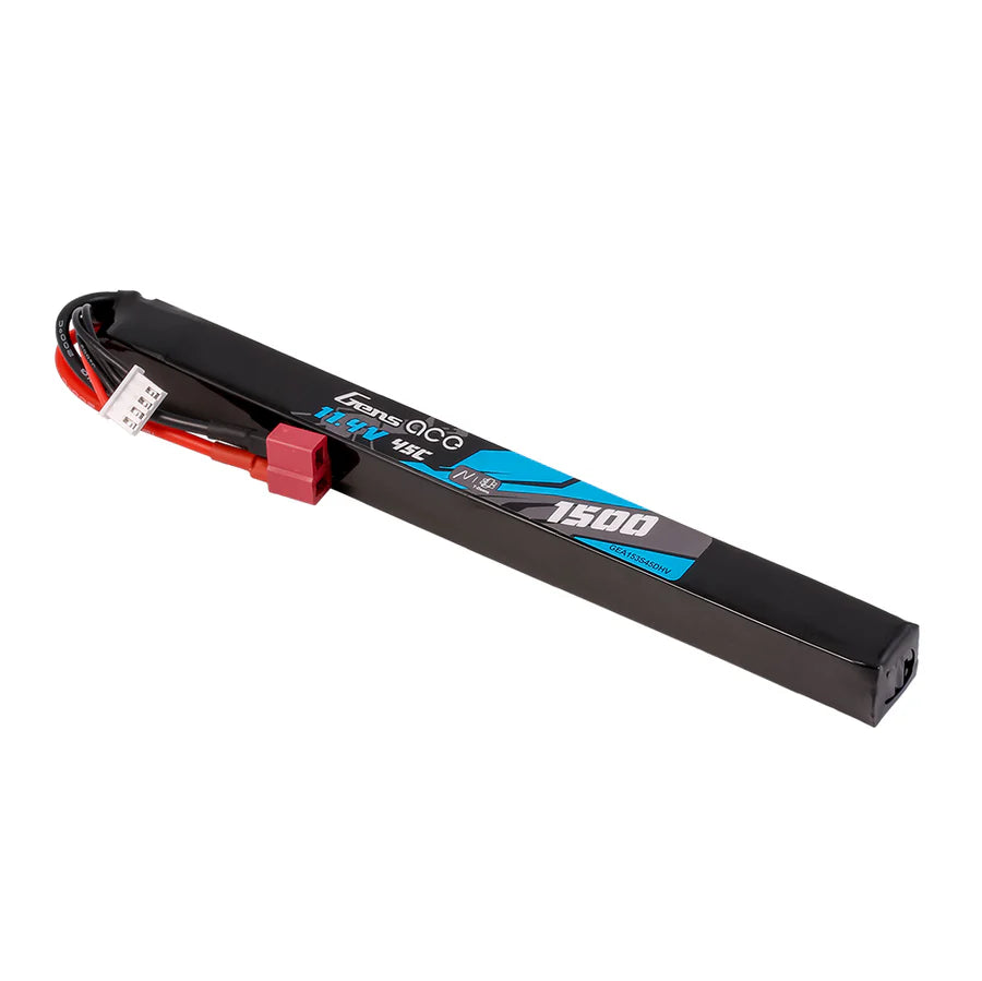 Ace LiPo battery 11.4V HV 1500mAh 3S/45C, T-plug/Deans
