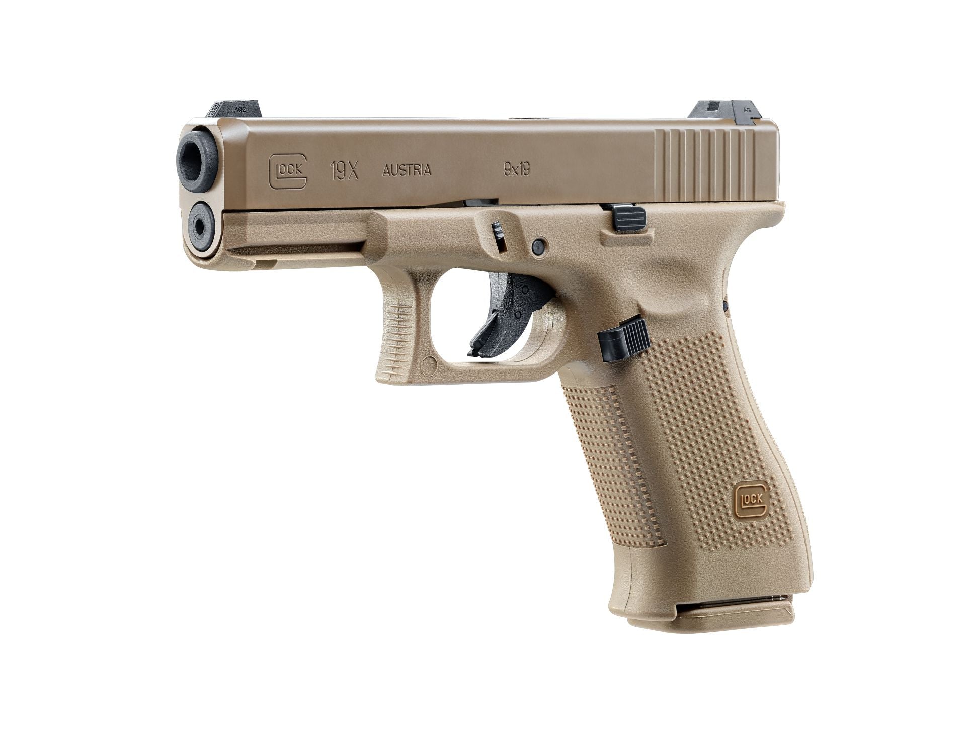 Glock 19X GBB gas pistol - sand