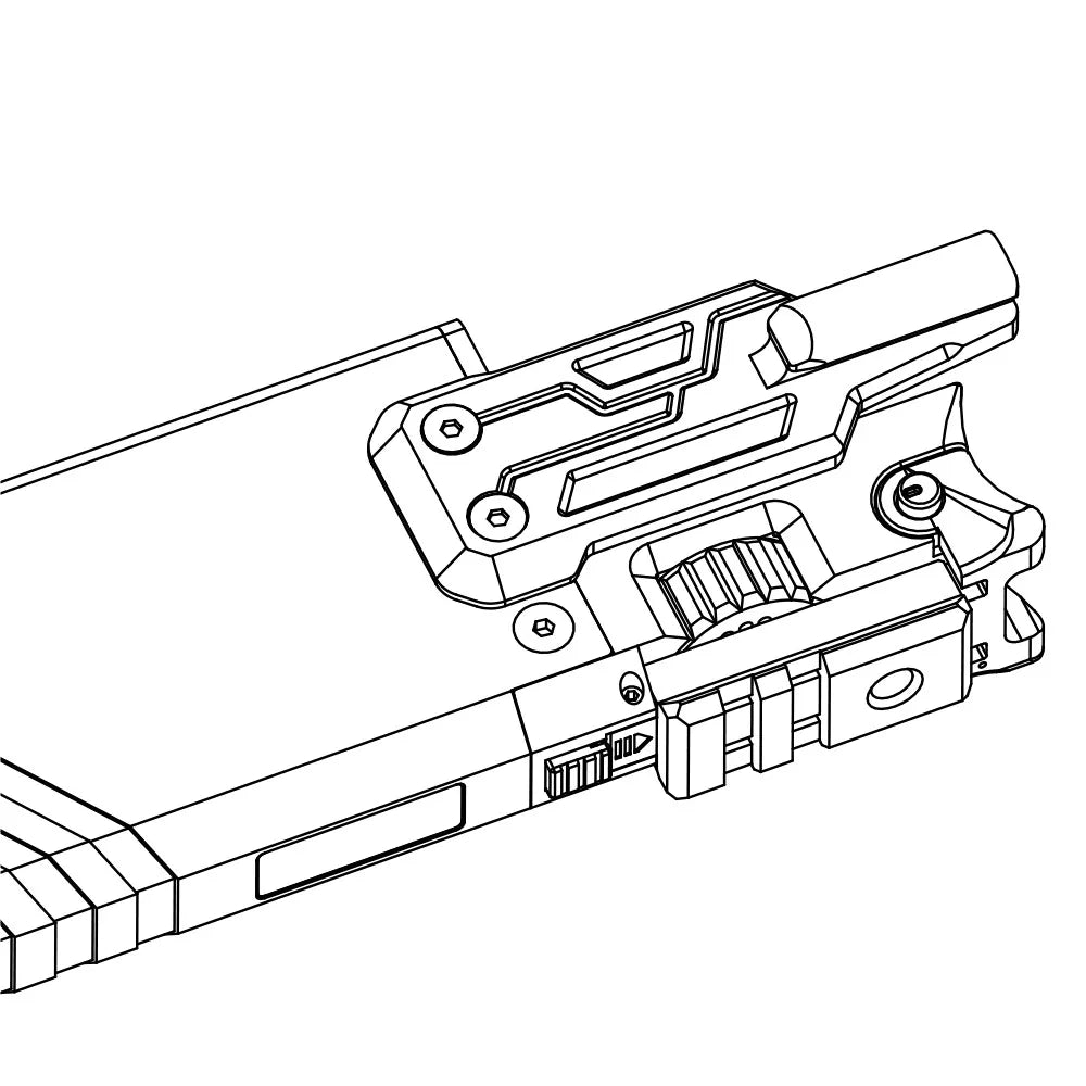 Genesis pistoolikotelo adapteri, G17 (Novritsch Open Universal Quick Draw)
