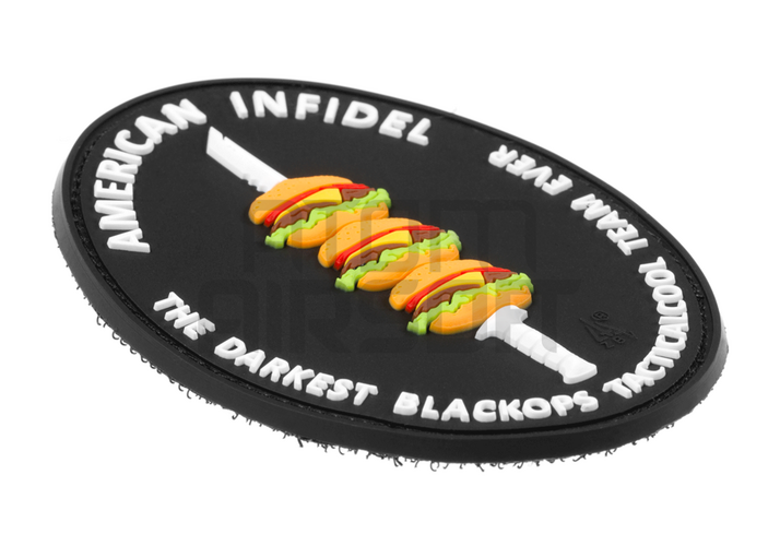 "American Infidel" PVC velcro badge