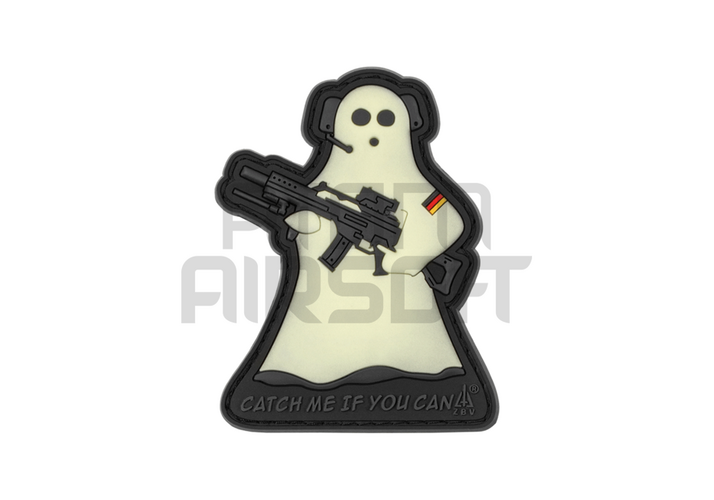 Ghost Sniper Velcro Badge - Glows in the Dark