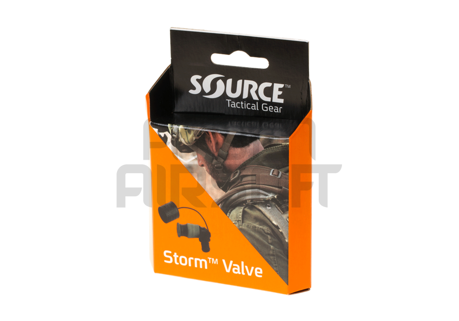 Push-Pull valve, black/olive