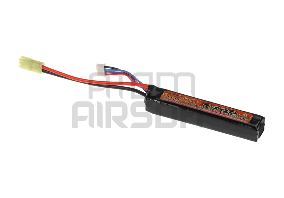 11.1V 1100mAh LiPo battery, 20c - mini connector