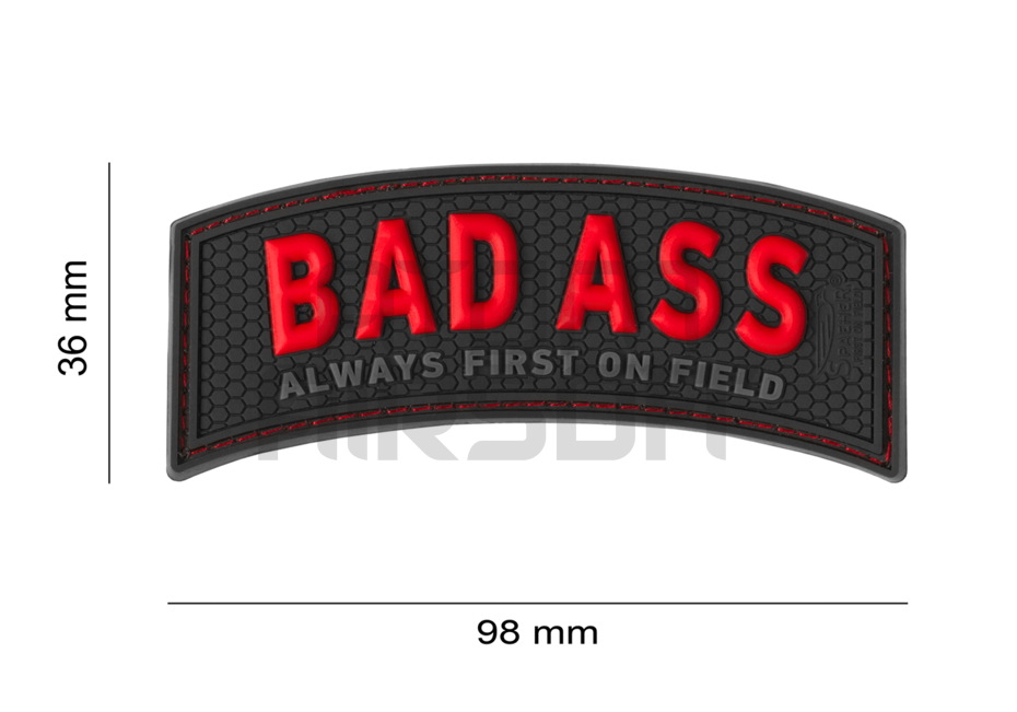 "Bad Ass" Velcro Badge - Colored
