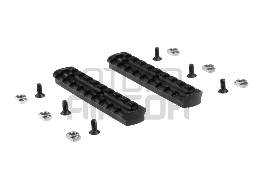 M-LOK rail piece, 2 pieces (4 inches / 10.16 cm)