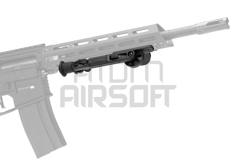 M-LOK Swivel Bipod Short, folding short front legs