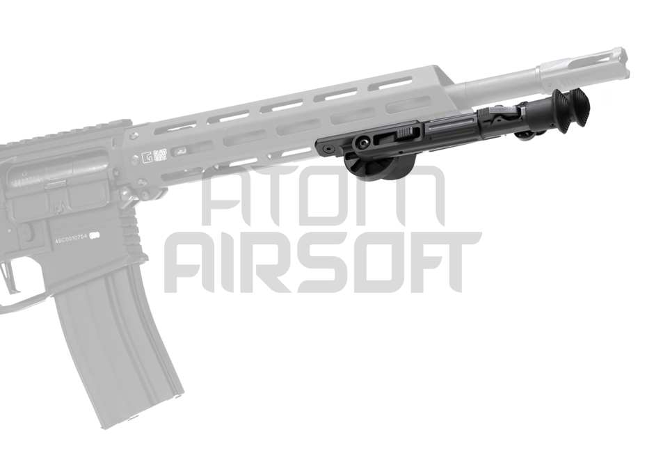 M-LOK Swivel Bipod Short, folding short front legs