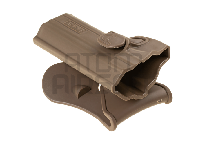 Hard plastic belt holster CZ 75 SP-01 - dark earth