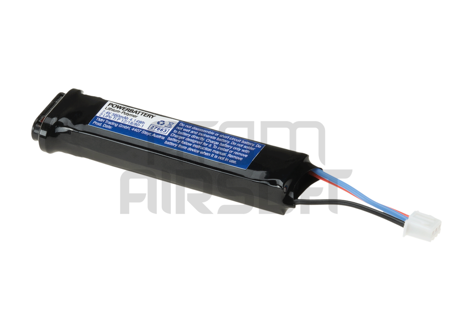 LiPo-akku 7,4V 550mAh 20C - sähköpistooliakku (AEP)