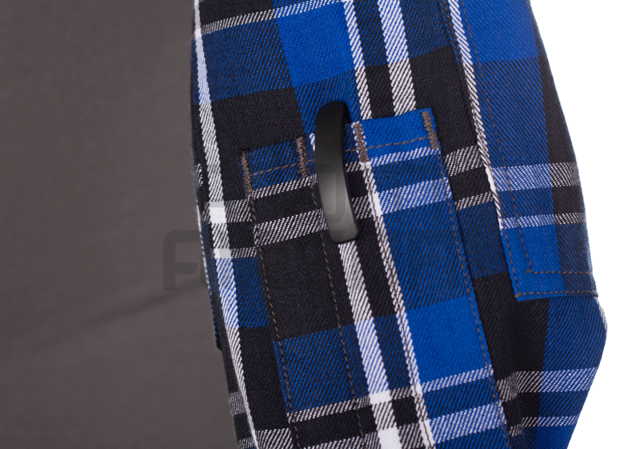 Flannel combat shirt - blue