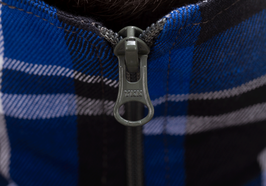 Flannel combat shirt - blue