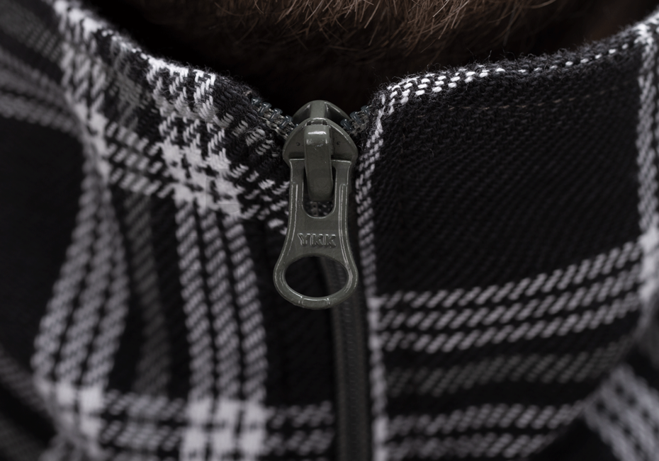 Flannel combat shirt - black